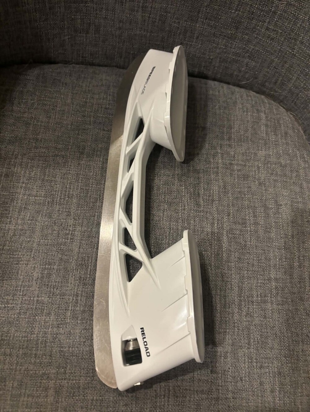 CCM Reload Hockey Skate Holder and Steel, Size 295 Left Side Only